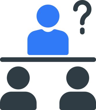 Röportaj simgesi çizimi