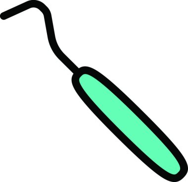 aracı stomatoloji web simgesi vektör illüstrasyonu