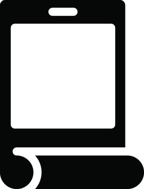 katlama simgesi, grafik vektör illüstrasyonu