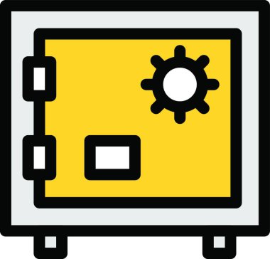 dolap web simgesi, vektör illüstrasyonu 