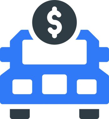 araç simgesi, grafik vektör illüstrasyonu