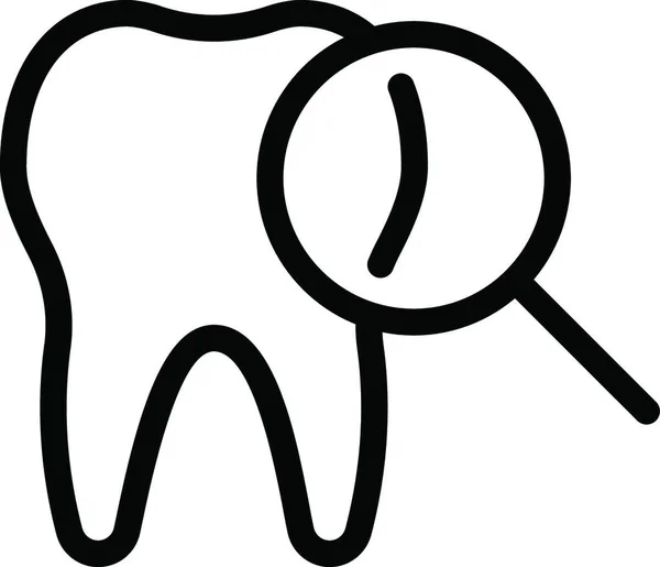 Векторная Иллюстрация Зубной Паутины — стоковый вектор