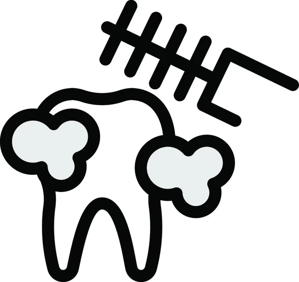 Teeth Care Icon Vector Illustration — Stock Vector