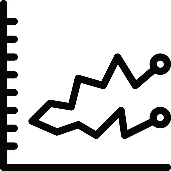 Obrázek Vektoru Ikony Diagramu — Stockový vektor