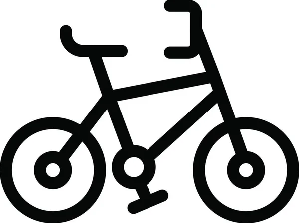 Bicicleta Web Ícone Vetor Ilustração — Vetor de Stock