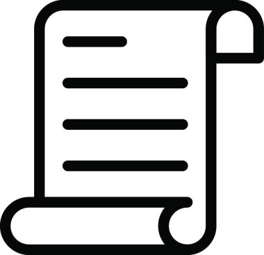 kağıt ağ simgesi vektör illüstrasyonu