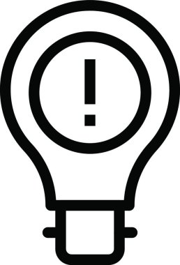 Ünlem simgesi simgesi, web basit illüstrasyonu