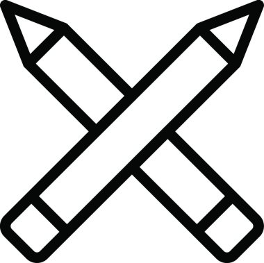 Kalem web simgesi vektör illüstrasyonu