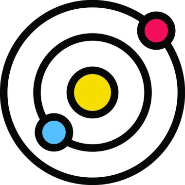 Bilim simgesi vektör illüstrasyonu  