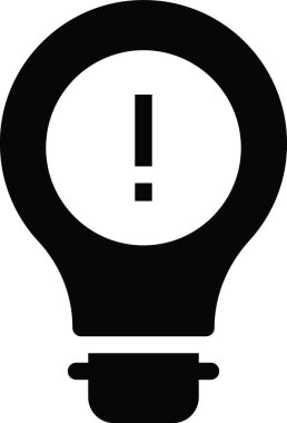 Ünlem simgesi simgesi, web basit illüstrasyonu