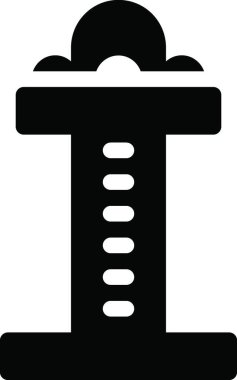 Adil simge vektör illüstrasyonu