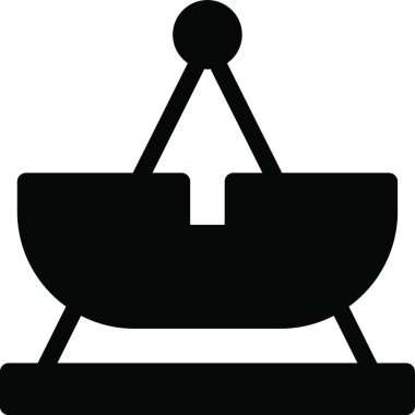 Adil simge, grafik vektör illüstrasyonu