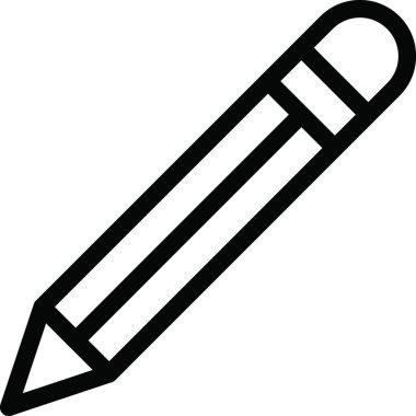 kalem simgesi vektör illüstrasyonu 