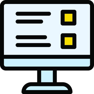 online web icon, vector illustration 