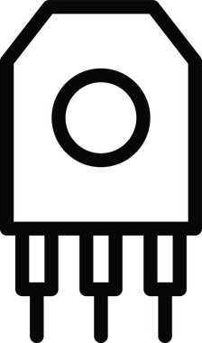 güç simgesi, grafik vektör illüstrasyonu