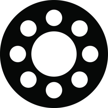 yedek parça web simgesi vektör illüstrasyonu