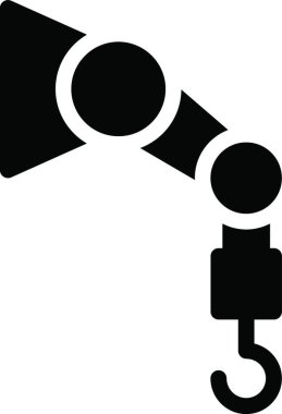 kanca ikon vektör illüstrasyonu