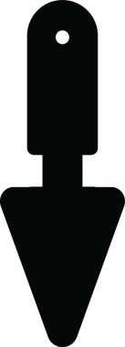 Mason simgesi, grafik vektör illüstrasyonu