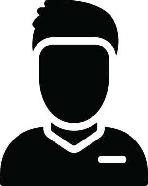 man simgesi, grafik vektör illüstrasyonu