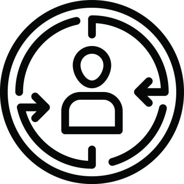 odak simge vektör çizim  