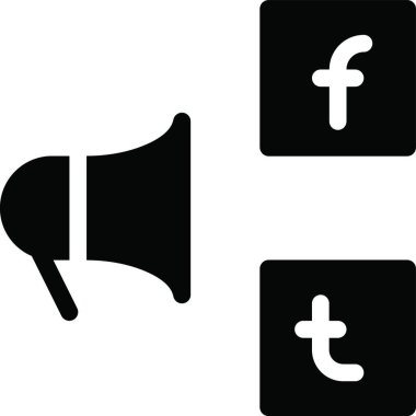 reklam pazarlaması, basit vektör illüstrasyonu