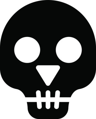 ölüm simgesi, grafik vektör illüstrasyonu