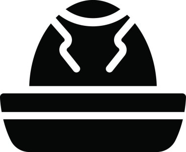 Göz simgesi, grafik vektör illüstrasyonu