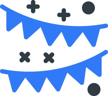 kiraz kuşu simgesi, vektör illüstrasyonu 