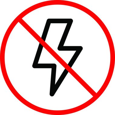 dur simgesi, vektör illüstrasyonu 