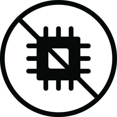 Ağa izin verilmiyor, basit vektör illüstrasyonu