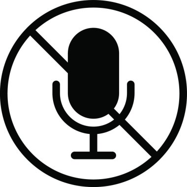 sessiz işareti, web simgesi resimlemesi