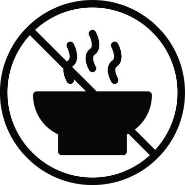 kısıtlı simge, grafik vektör illüstrasyonu