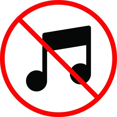 İzin verilmiyor, basit vektör illüstrasyonu