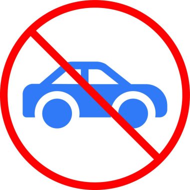 araba simgesi vektör illüstrasyonu yok