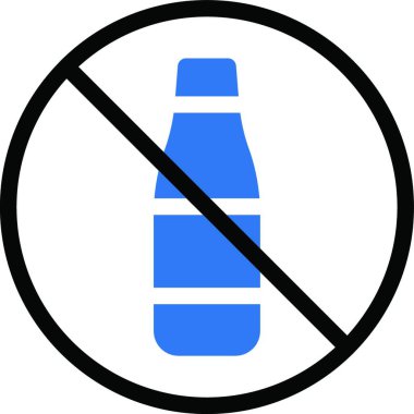 Simgeyi durdur. Vektör illüstrasyonu