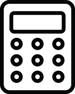 Hesaplama simgesi vektör çizimi