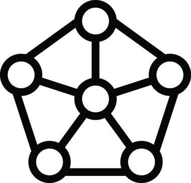 elektron simgesi vektör illüstrasyonu 