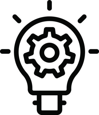 fikir web simgesi vektör illüstrasyonu