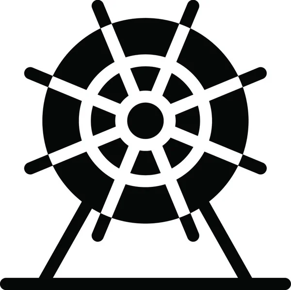 Icône Ferris Illustration Vectorielle Graphique — Image vectorielle