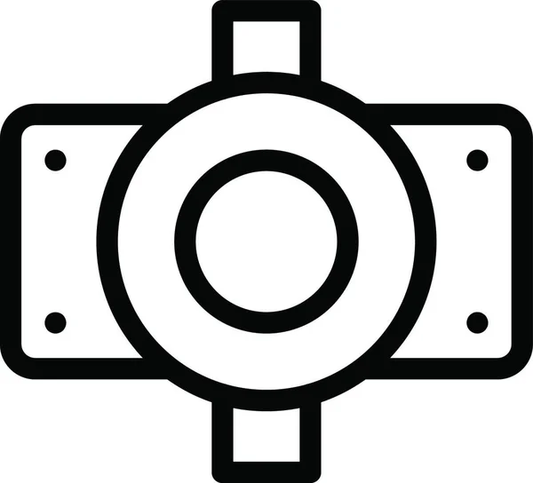 Hardware Symbol Grafische Vektor Illustration — Stockvektor