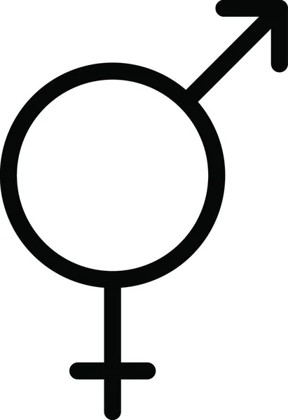 Gender Icon Vector Illustration — Stock Vector