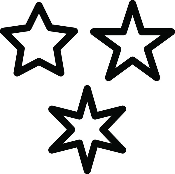 Ícone Diversidade Estrelas Ilustração Vetorial Gráfica —  Vetores de Stock