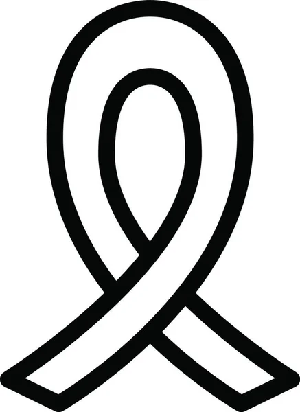 乳がん弓 アイコン グラフィックベクトルイラスト — ストックベクタ