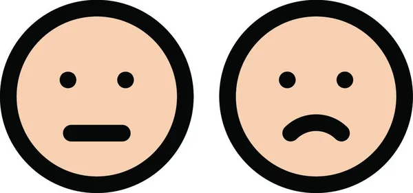 Emotion Face Diversity Icon Vector Illustration — Stock Vector