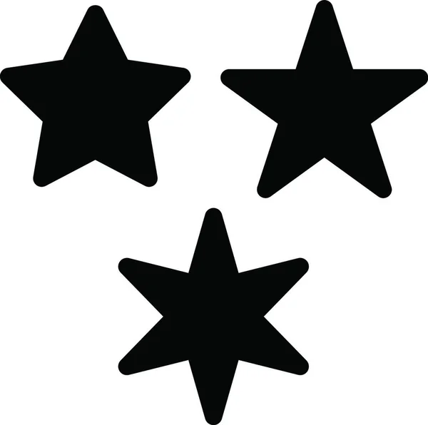 Stjärna Mångfald Ikon Grafisk Vektor Illustration — Stock vektor
