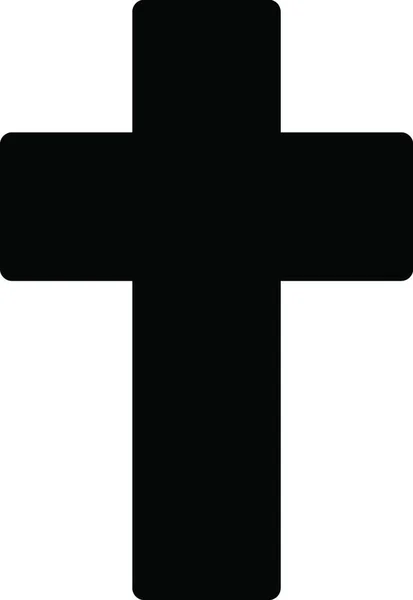Хрест Веб Іконка Векторна Ілюстрація — стоковий вектор