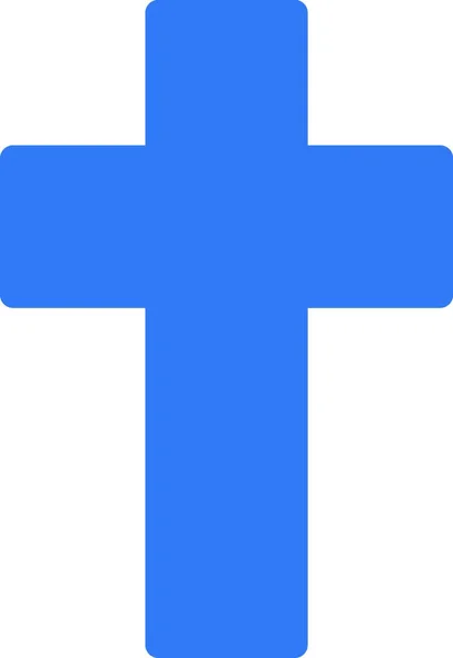 Хрест Значок Графічна Векторна Ілюстрація — стоковий вектор