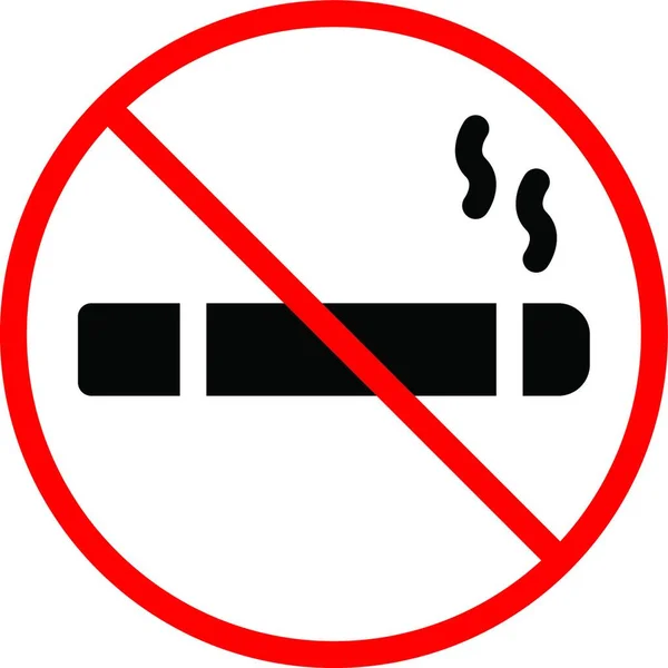 Block Rauchen Vektor Illustration — Stockvektor
