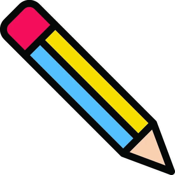Pencil Web Icon Vektorillustration — Stock vektor