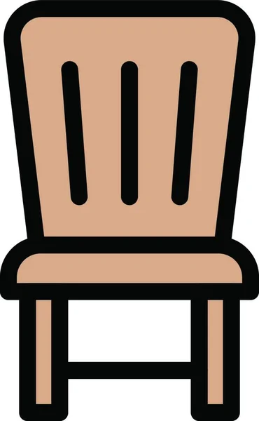 Εικονογράφηση Διάνυσμα Εικονίδιο Web Καρέκλα — Διανυσματικό Αρχείο